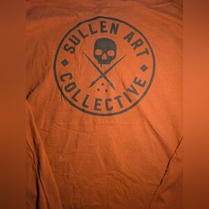 Sullen Art Collective Orange Long Sleeve Tee Size 3XL